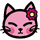 アイコンピンクねこ